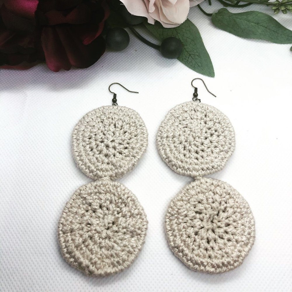 Boho Chic Crochet Earrings